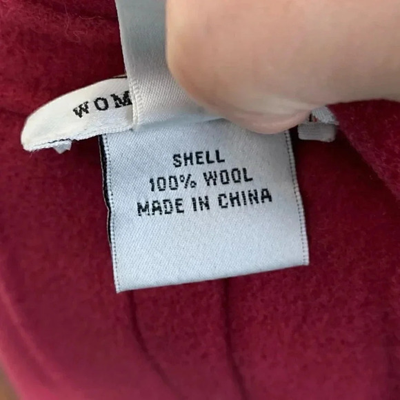 Talbots womens petites open front jacket size 16W pink 100% wool - Picture 10 of 12